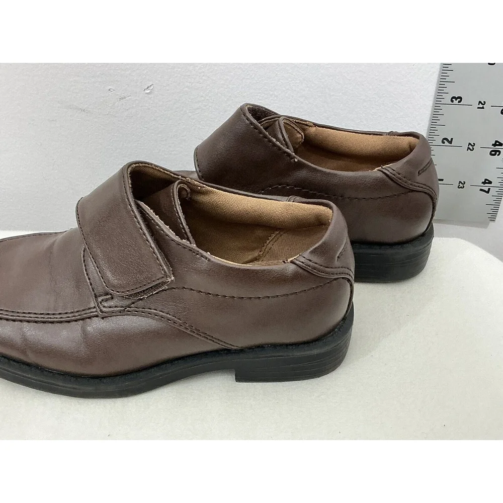 Boys Smart Fit Brown Dress Shoes 9.5 W